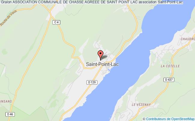 plan association Association Communale De Chasse Agreee De Saint Point Lac Saint-Point-Lac