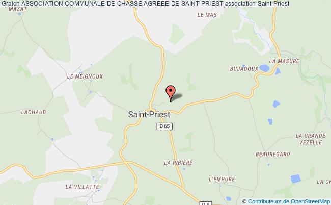 ASSOCIATION COMMUNALE DE CHASSE AGREEE DE SAINT-PRIEST