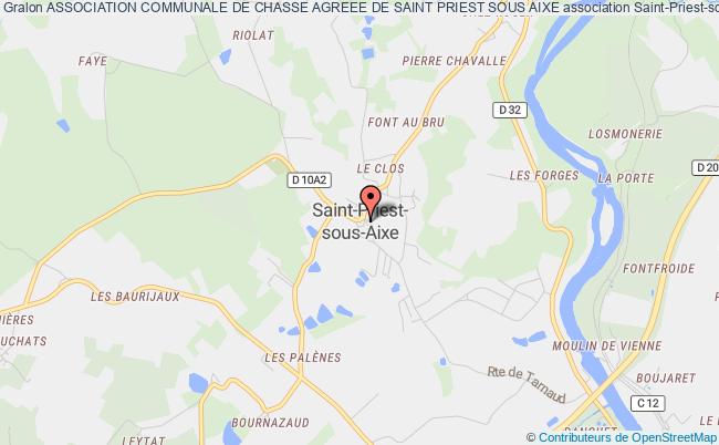 plan association Association Communale De Chasse Agreee De Saint Priest Sous Aixe Saint-Priest-sous-Aixe