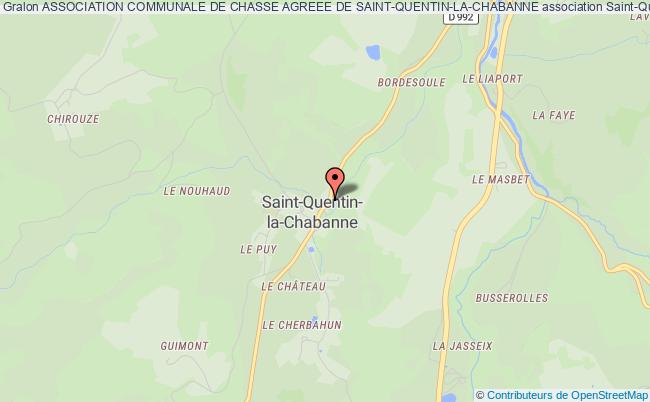 plan association Association Communale De Chasse Agreee De Saint-quentin-la-chabanne Saint-Quentin-la-Chabanne