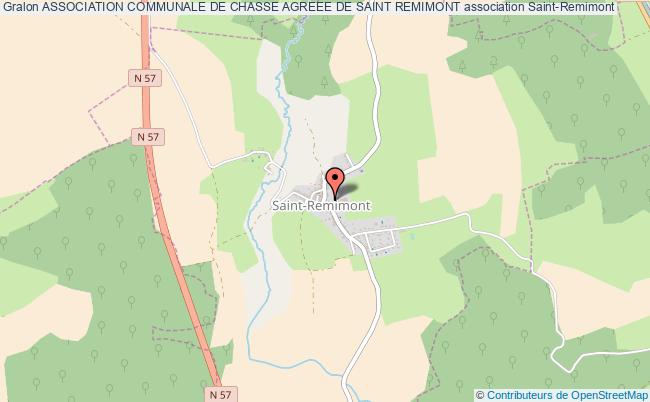 plan association Association Communale De Chasse Agreee De Saint Remimont Saint-Remimont