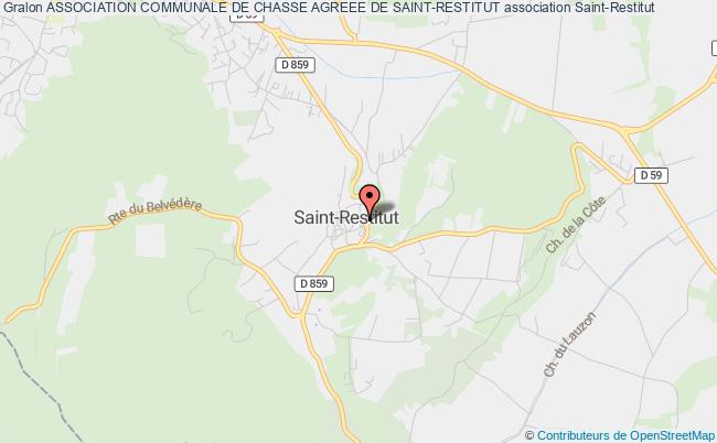 ASSOCIATION COMMUNALE DE CHASSE AGREEE DE SAINT-RESTITUT