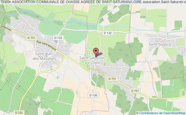 plan association Association Communale De Chasse Agreee De Saint-saturnin/loire Saint-Saturnin-sur-Loire