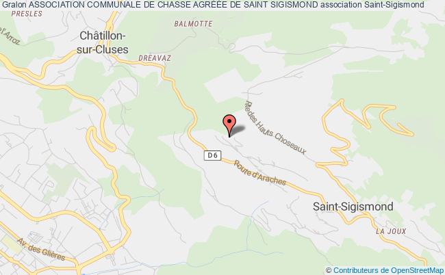 plan association Association Communale De Chasse AgrÉÉe De Saint Sigismond Saint-Sigismond