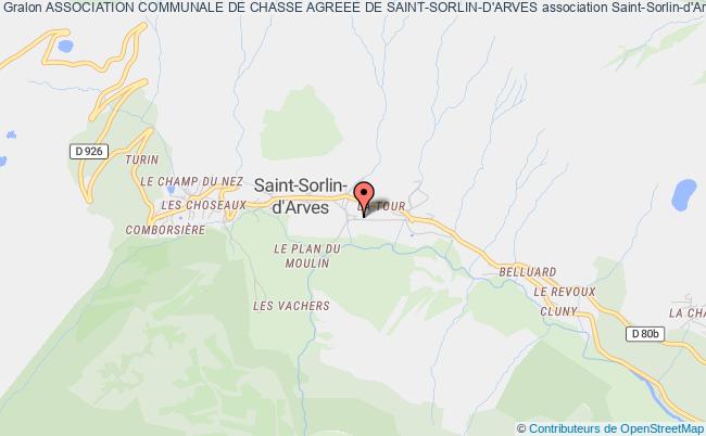 plan association Association Communale De Chasse Agreee De Saint-sorlin-d'arves Saint-Sorlin-d'Arves
