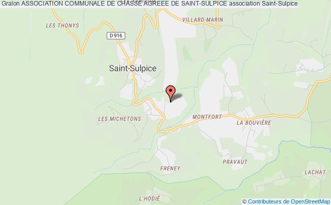 ASSOCIATION COMMUNALE DE CHASSE AGREEE DE SAINT-SULPICE