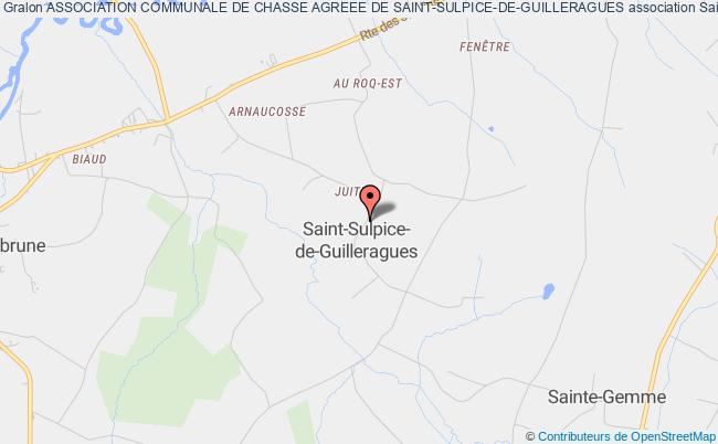 plan association Association Communale De Chasse Agreee De Saint-sulpice-de-guilleragues Saint-Sulpice-de-Guilleragues