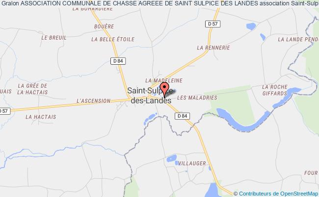 plan association Association Communale De Chasse Agreee De Saint Sulpice Des Landes Saint-Sulpice-des-Landes