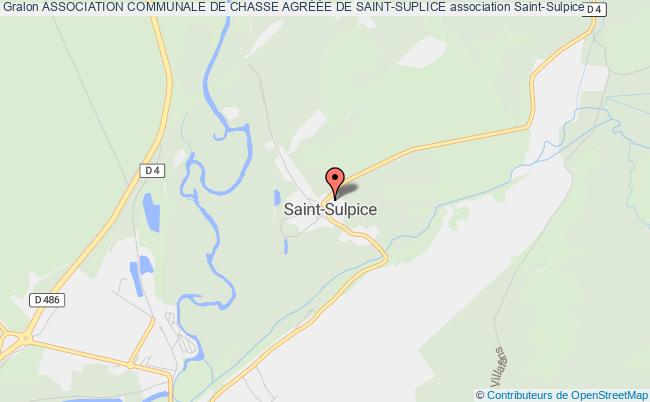 plan association Association Communale De Chasse AgrÉÉe De Saint-suplice Saint-Sulpice
