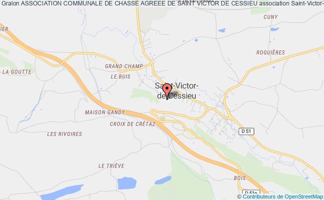 plan association Association Communale De Chasse Agreee De Saint Victor De Cessieu Saint-Victor-de-Cessieu
