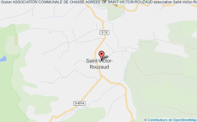 plan association Association Communale De Chasse Agreee De Saint-victor-rouzaud Saint-Victor-Rouzaud