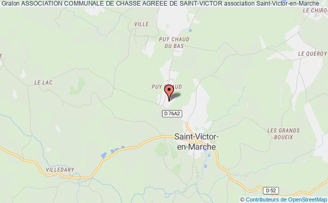 plan association Association Communale De Chasse Agreee De Saint-victor Saint-Victor-en-Marche