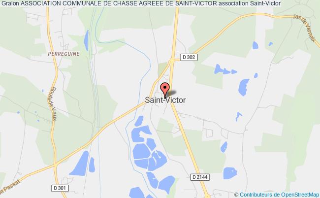 plan association Association Communale De Chasse Agreee De Saint-victor Saint-Victor