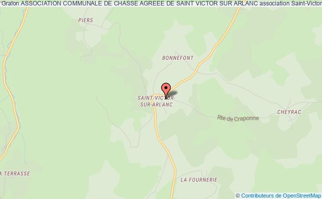 plan association Association Communale De Chasse Agreee De Saint Victor Sur Arlanc Saint-Victor-sur-Arlanc