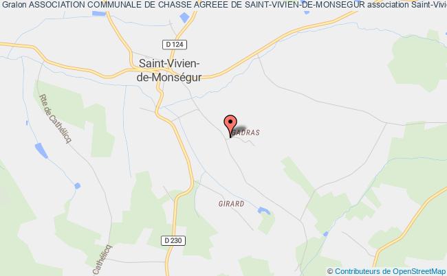 plan association Association Communale De Chasse Agreee De Saint-vivien-de-monsegur Saint-Vivien-de-Monségur