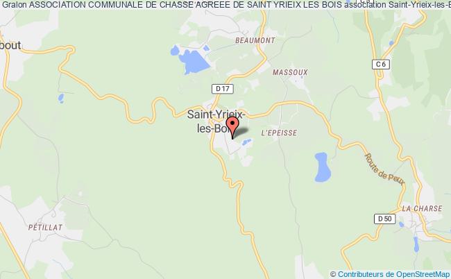 plan association Association Communale De Chasse Agreee De Saint Yrieix Les Bois Saint-Yrieix-les-Bois