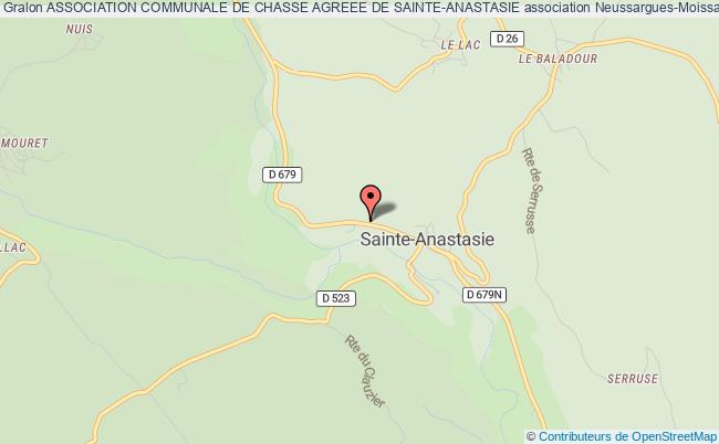 ASSOCIATION COMMUNALE DE CHASSE AGREEE DE SAINTE-ANASTASIE