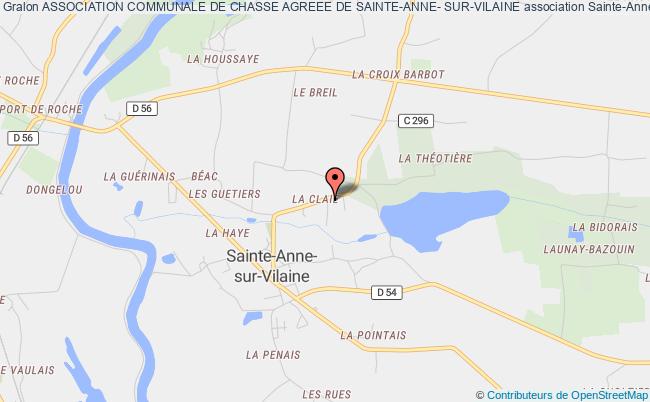 ASSOCIATION COMMUNALE DE CHASSE AGREEE DE SAINTE-ANNE- SUR-VILAINE
