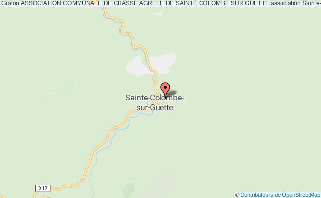 ASSOCIATION COMMUNALE DE CHASSE AGREEE DE SAINTE COLOMBE SUR GUETTE