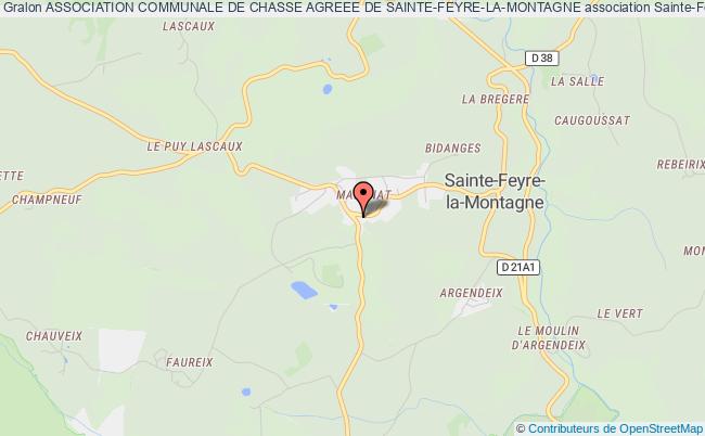 plan association Association Communale De Chasse Agreee De Sainte-feyre-la-montagne Sainte-Feyre-la-Montagne