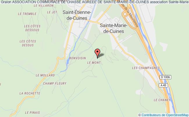 ASSOCIATION COMMUNALE DE CHASSE AGREEE DE SAINTE-MARIE-DE-CUINES