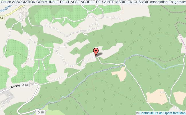 ASSOCIATION COMMUNALE DE CHASSE AGRÉÉE DE SAINTE-MARIE-EN-CHANOIS
