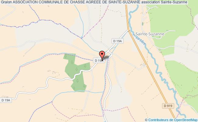 ASSOCIATION COMMUNALE DE CHASSE AGREEE DE SAINTE-SUZANNE