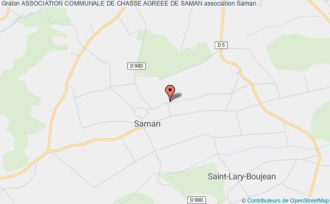 ASSOCIATION COMMUNALE DE CHASSE AGREEE DE SAMAN