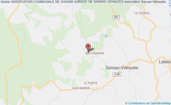 plan association Association Communale De Chasse Agreee De Sansac-veinazes Sansac-Veinazès