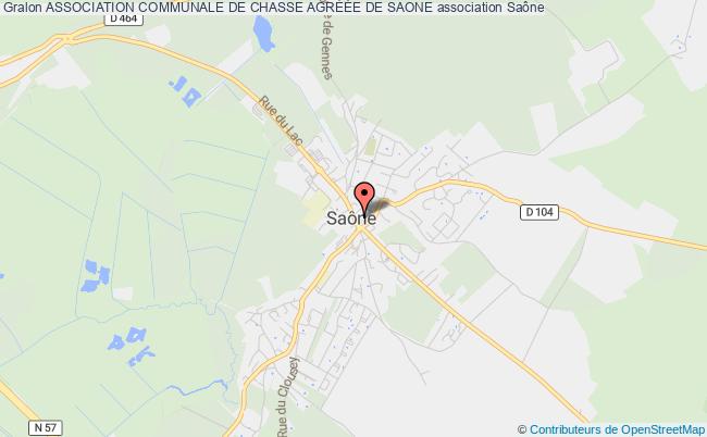 ASSOCIATION COMMUNALE DE CHASSE AGRÉÉE DE SAONE