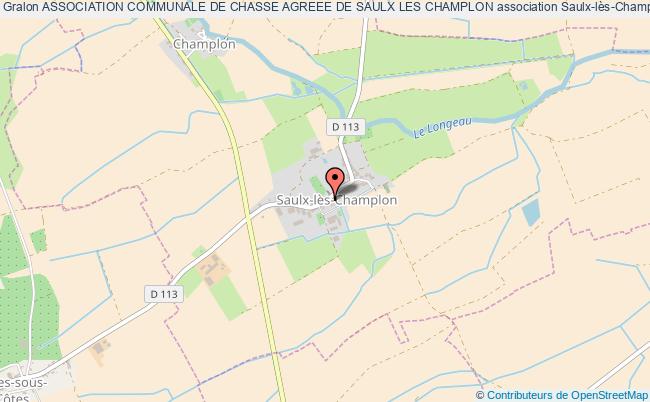 plan association Association Communale De Chasse Agreee De Saulx Les Champlon Saulx-lès-Champlon