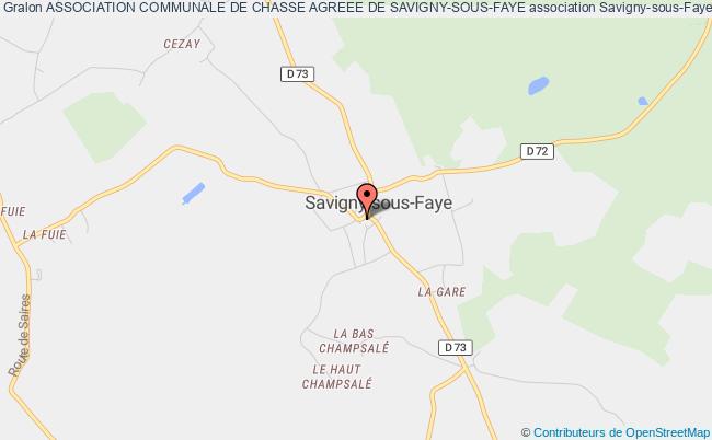 plan association Association Communale De Chasse Agreee De Savigny-sous-faye Savigny-sous-Faye