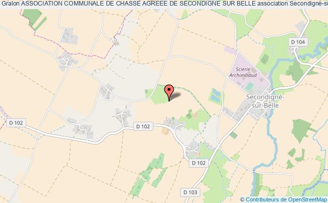 plan association Association Communale De Chasse Agreee De Secondigne Sur Belle Secondigné-sur-Belle