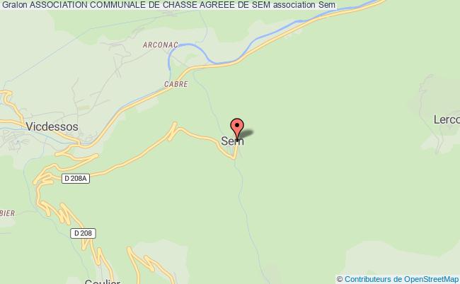 ASSOCIATION COMMUNALE DE CHASSE AGREEE DE SEM