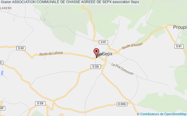 ASSOCIATION COMMUNALE DE CHASSE AGREEE DE SEPX