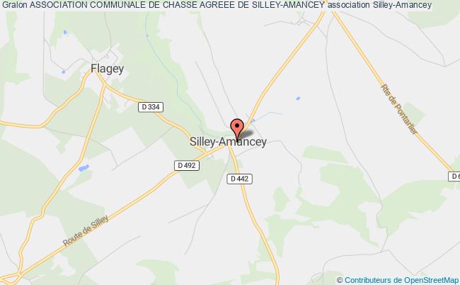 plan association Association Communale De Chasse Agreee De Silley-amancey Silley-Amancey