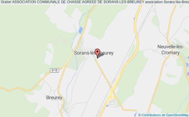 plan association Association Communale De Chasse Agreee De Sorans-les-breurey Sorans-lès-Breurey