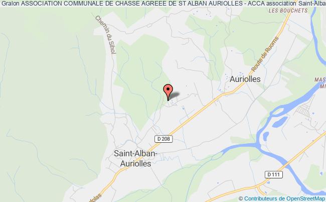 ASSOCIATION COMMUNALE DE CHASSE AGREEE DE ST ALBAN AURIOLLES - ACCA