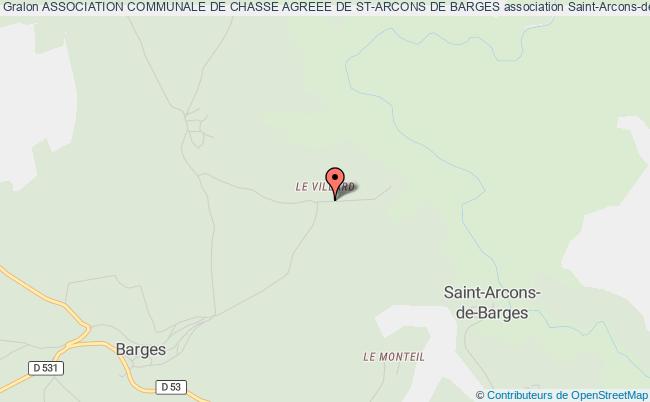 ASSOCIATION COMMUNALE DE CHASSE AGREEE DE ST-ARCONS DE BARGES