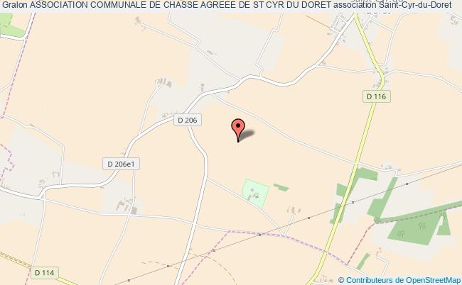 plan association Association Communale De Chasse Agreee De St Cyr Du Doret Saint-Cyr-du-Doret