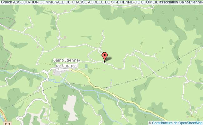 ASSOCIATION COMMUNALE DE CHASSE AGREEE DE ST-ETIENNE-DE CHOMEIL