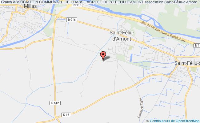 plan association Association Communale De Chasse Agreee De St Feliu D'amont Saint-Féliu-d'Amont