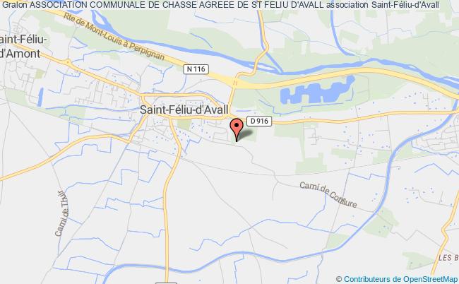 plan association Association Communale De Chasse Agreee De St Feliu D'avall Saint-Féliu-d'Avall