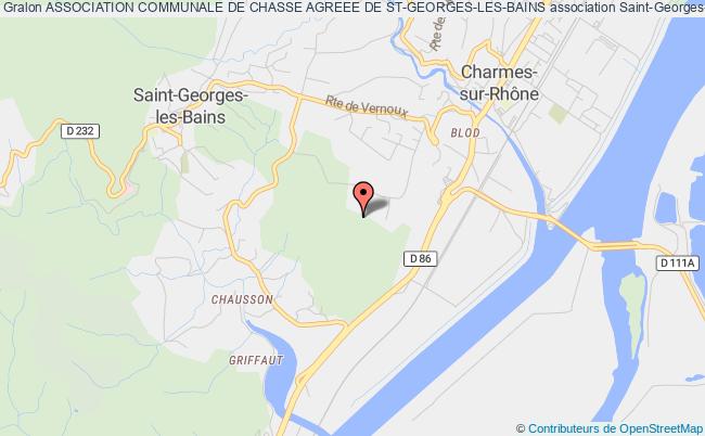 ASSOCIATION COMMUNALE DE CHASSE AGREEE DE ST-GEORGES-LES-BAINS