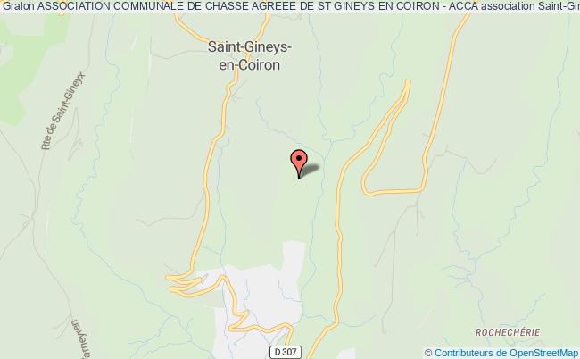 ASSOCIATION COMMUNALE DE CHASSE AGREEE DE ST GINEYS EN COIRON - ACCA