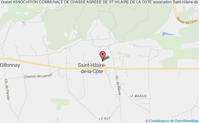 plan association Association Communale De Chasse Agreee De St Hilaire De La Cote Saint-Hilaire-de-la-Côte