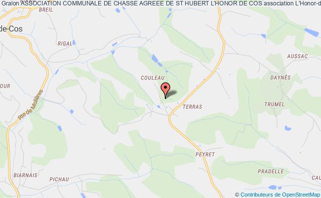 ASSOCIATION COMMUNALE DE CHASSE AGREEE DE ST HUBERT L'HONOR DE COS