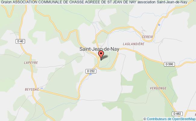 plan association Association Communale De Chasse Agreee De St Jean De Nay Saint-Jean-de-Nay