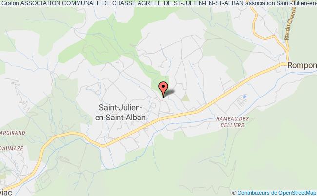 ASSOCIATION COMMUNALE DE CHASSE AGREEE DE ST-JULIEN-EN-ST-ALBAN