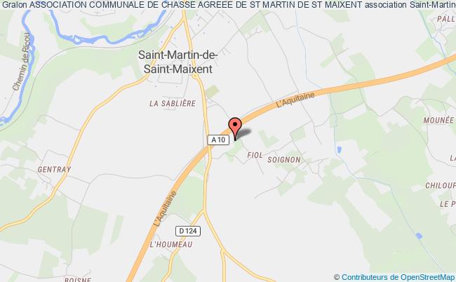 plan association Association Communale De Chasse Agreee De St Martin De St Maixent Saint-Martin-de-Saint-Maixent